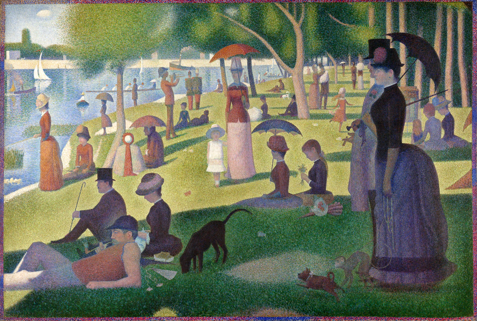 Tarde de domingo en la isla de la Grande Jatte